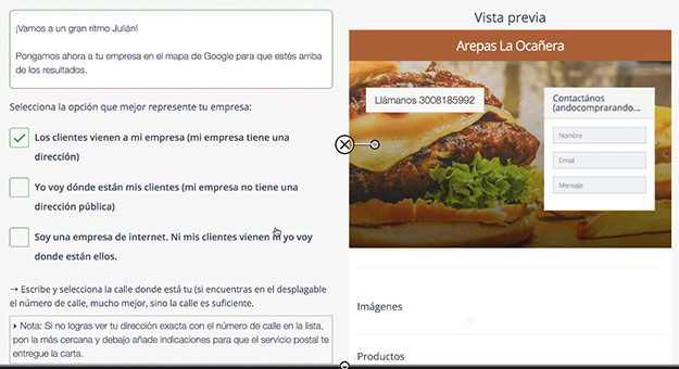 Domicilio páginas web gratis