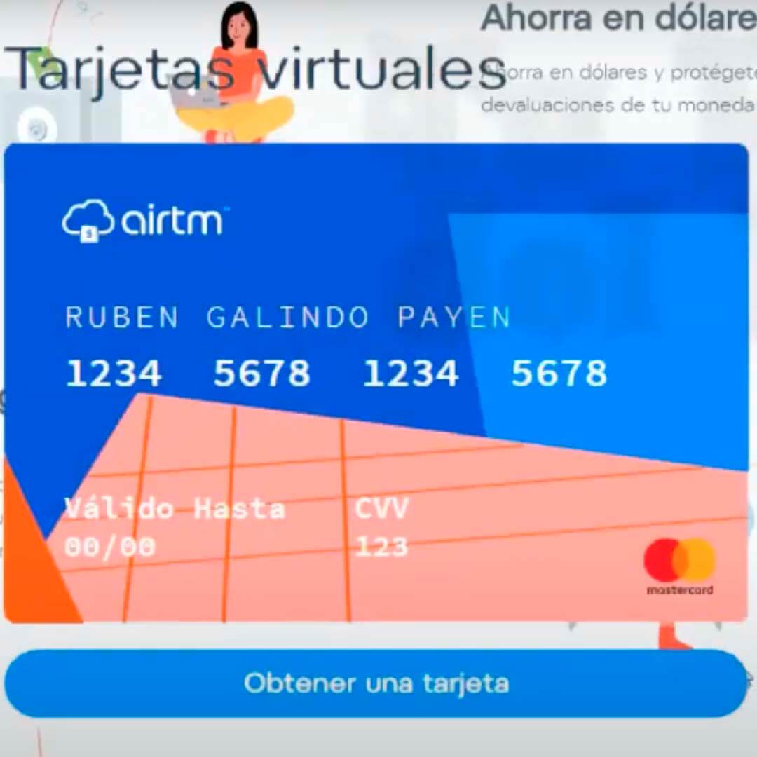 Tarjeta Virtual Airtm
